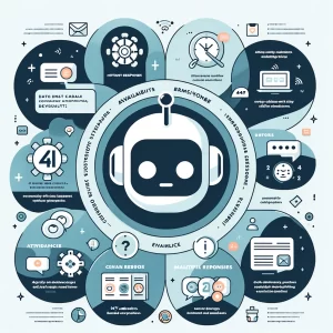 Infográfico de Características dos Chatbots